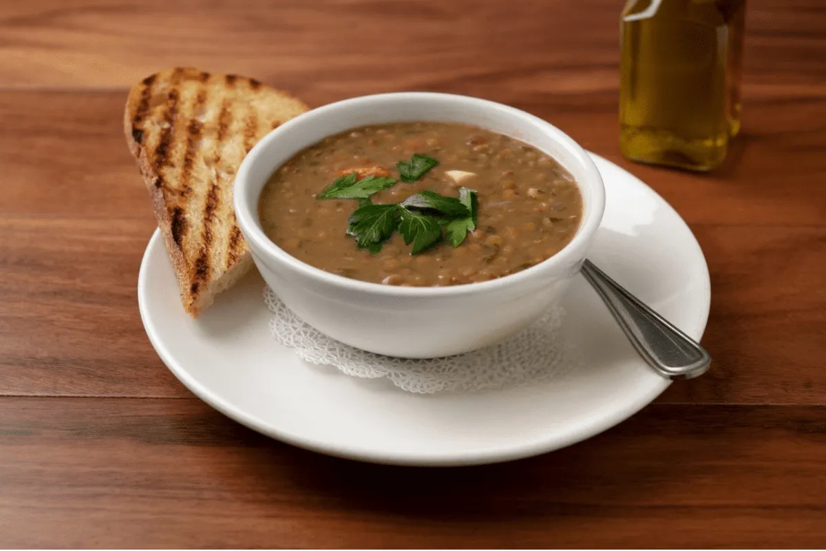 Green Lentil Soup