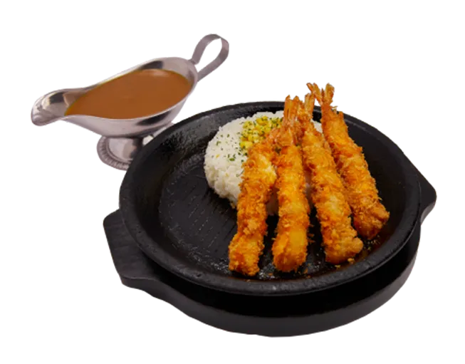 Ebi Katsu Sizzling Curry