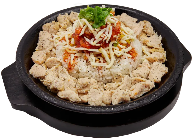 Kimchi Chicken Pepper Rice