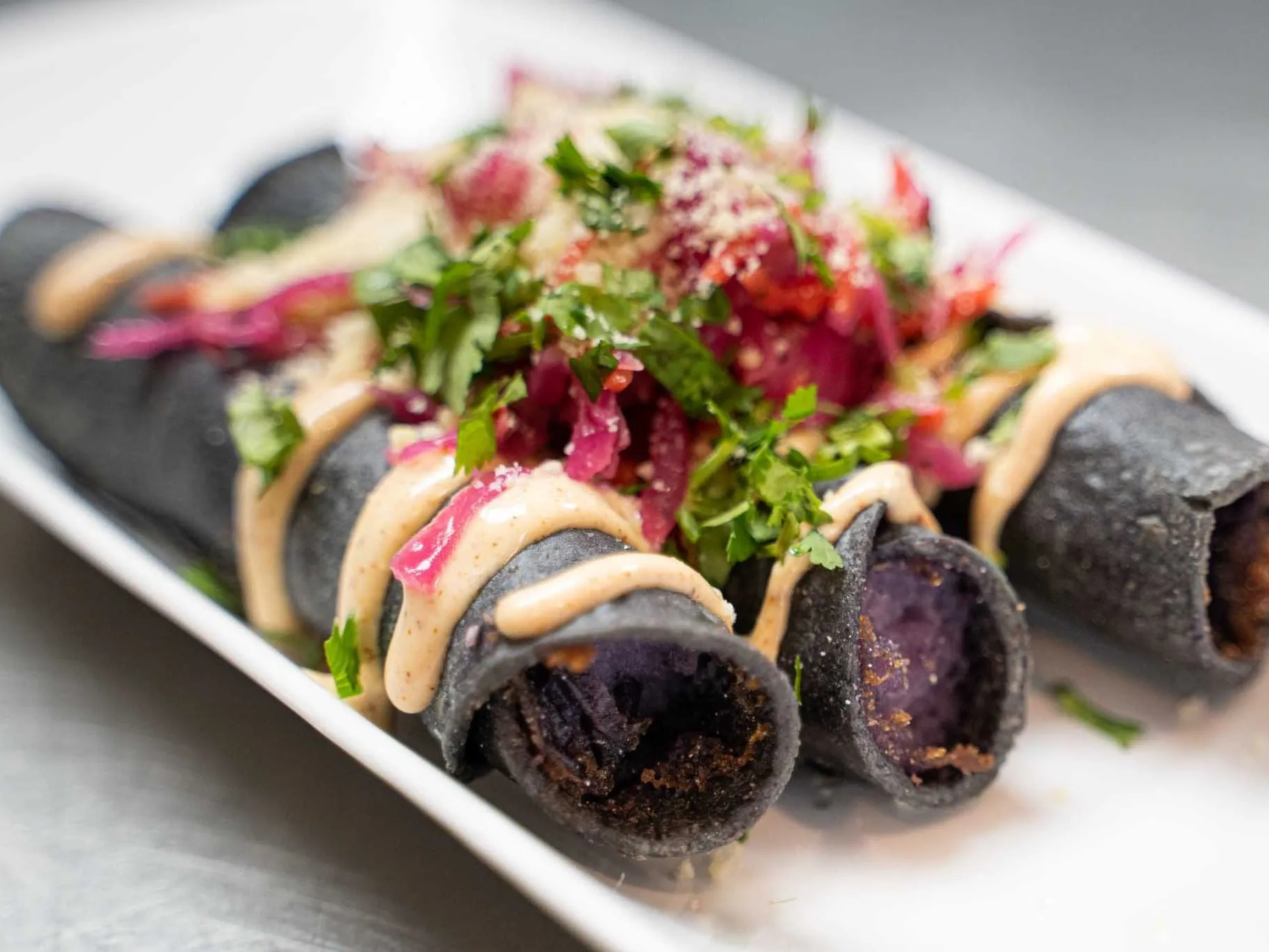 Purple Taquitos