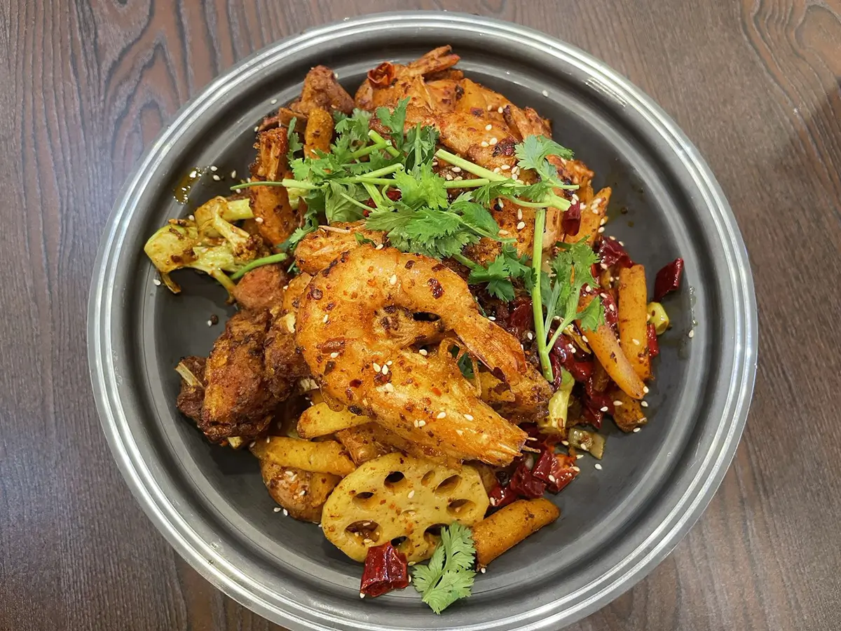 Spicy Dry Pot Shrimp