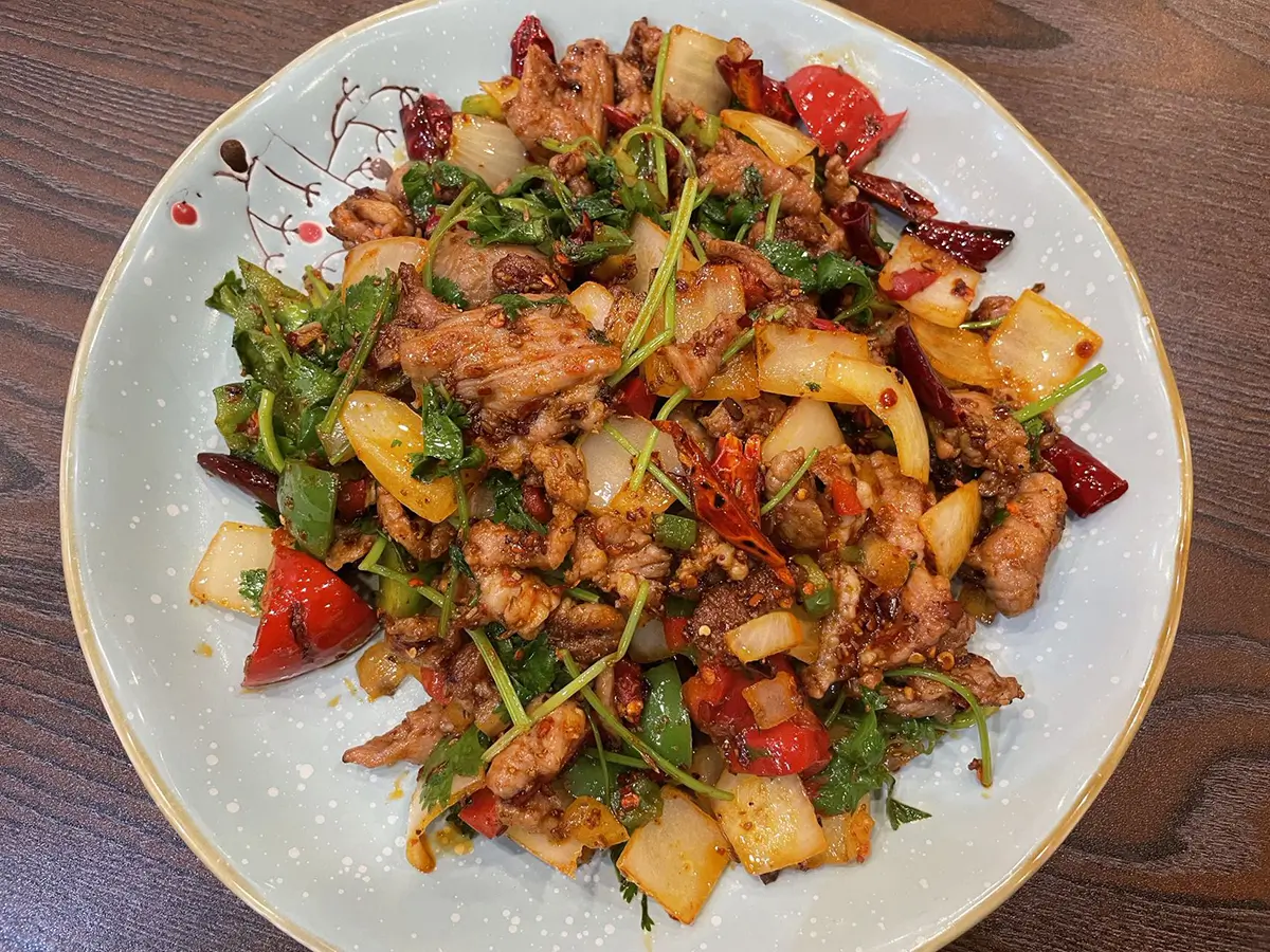 Coriander and Lamb Stir-Fry