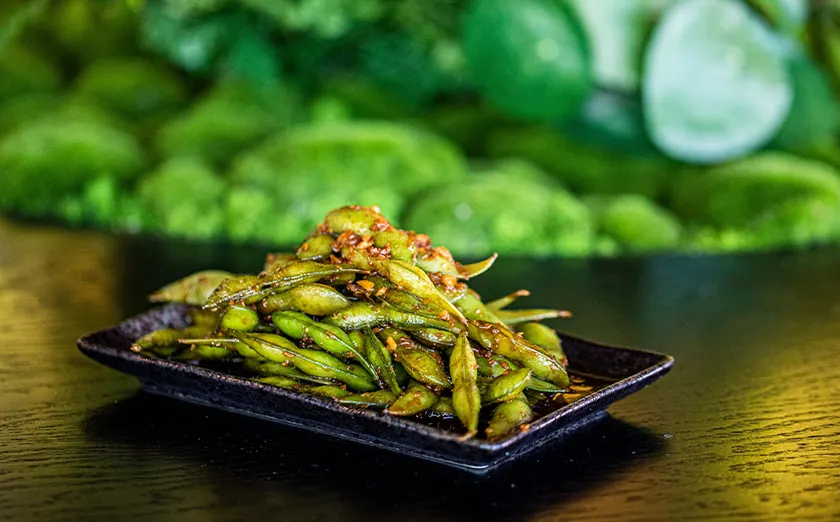 Chili Garlic Edamame