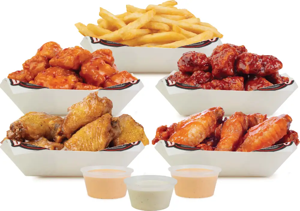 25 Boneless Wings Family Pack