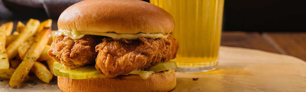Crispy Chicken Sandwich + Fries