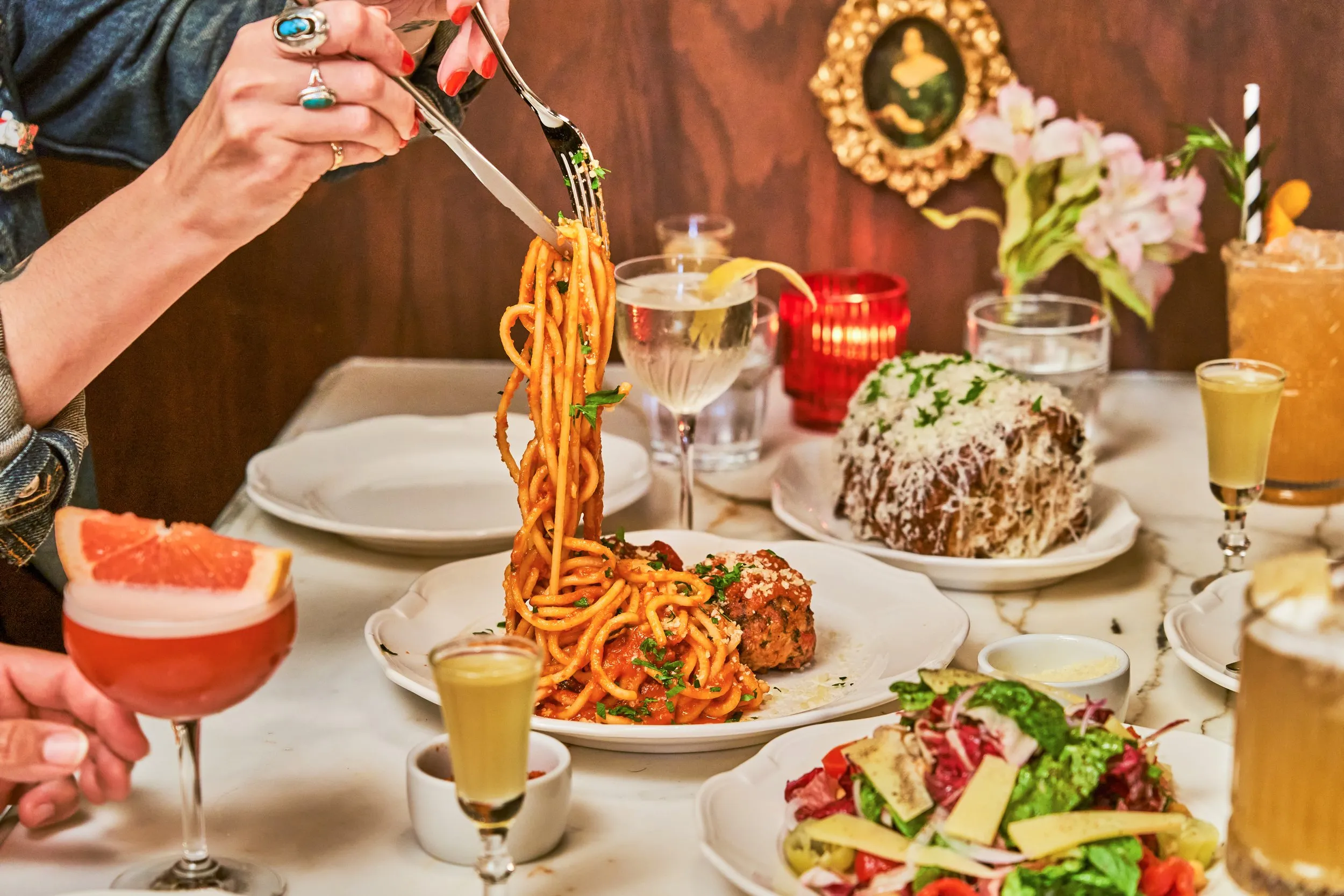 Spaghetti and Meatballs