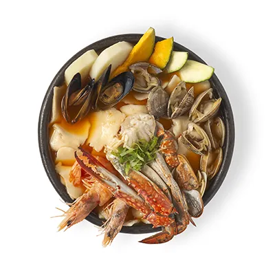 Seafood Sujebi Spicy