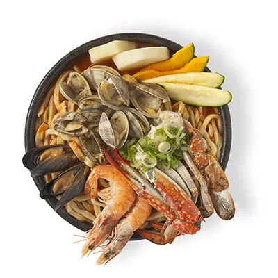 Seafood Kalguksu Spicy