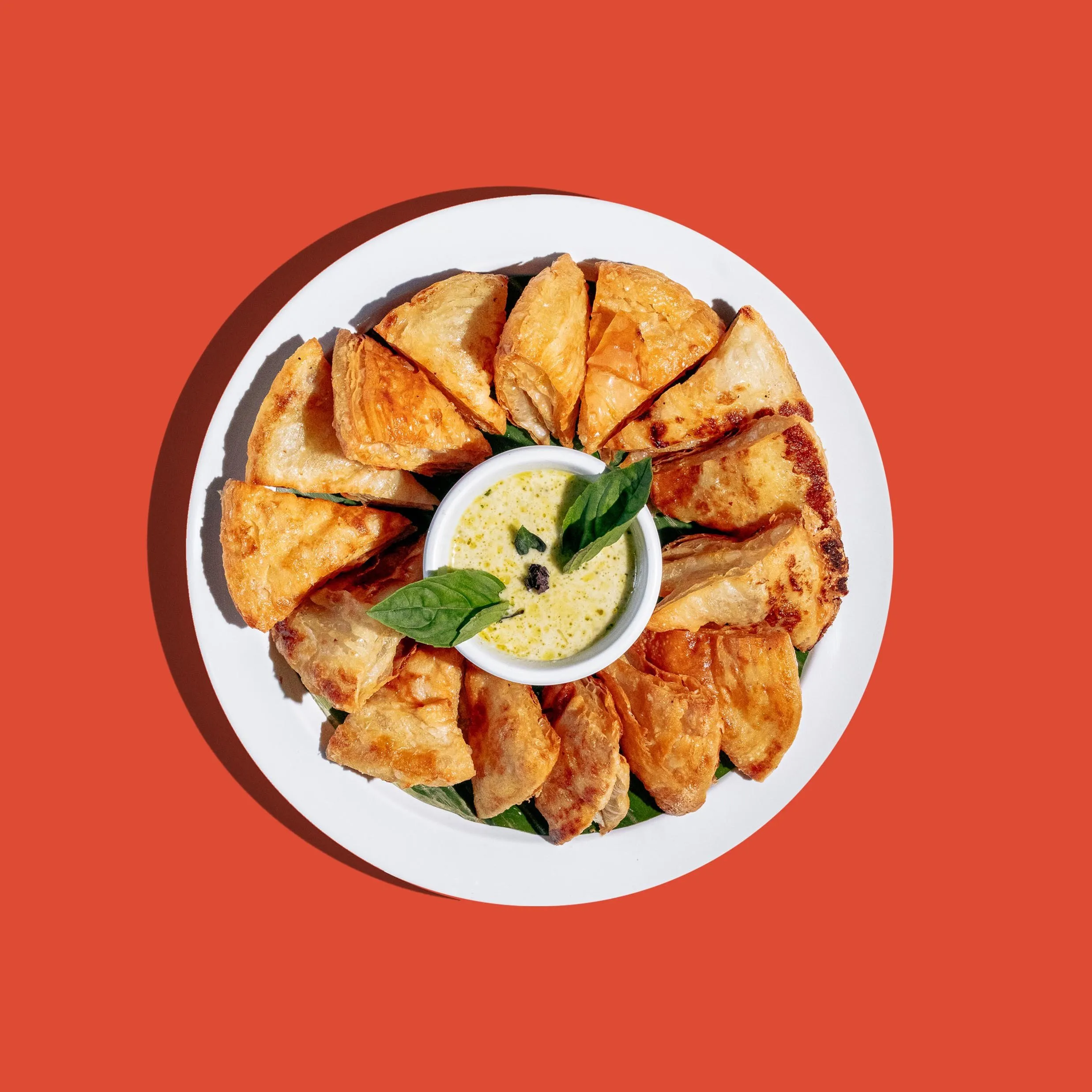 Roti with Green Curry