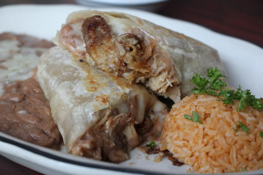 Carnitas Burrito Plate