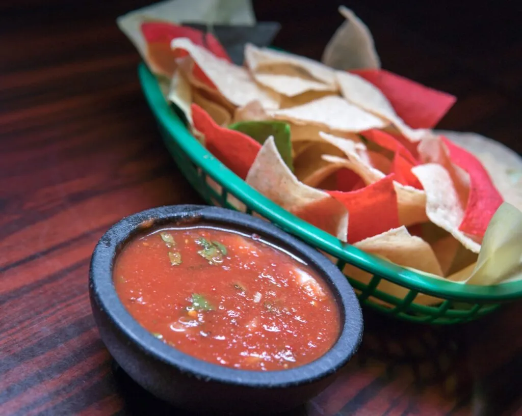 Basket of Chips and Salsa