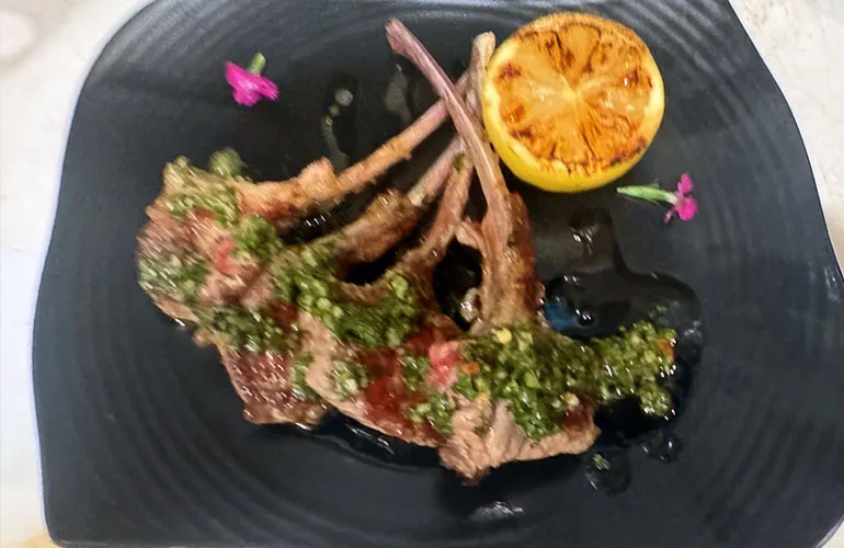 Seared Lollipop Lamb Chops