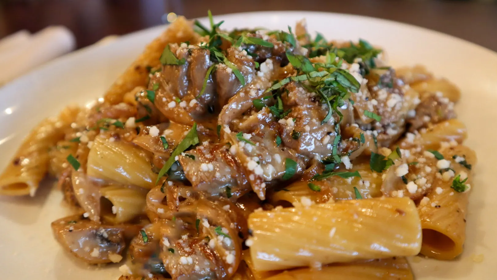 Rigatoni Filetto Marsala