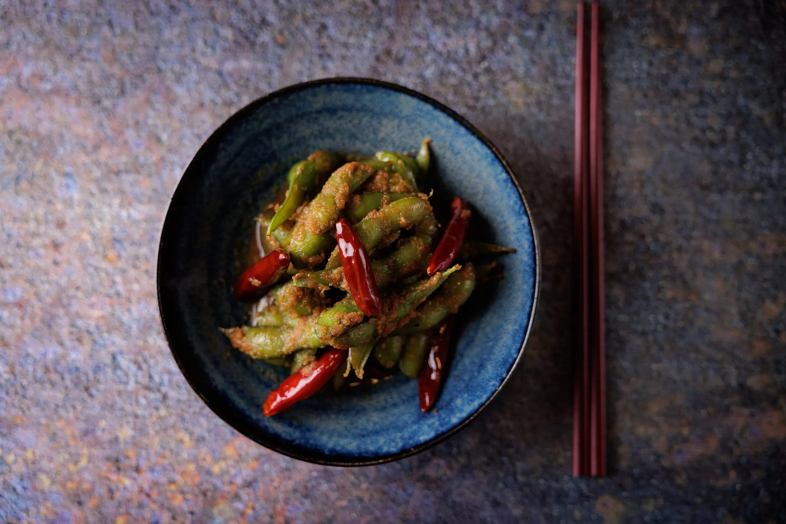 Garlic Chili Edamame