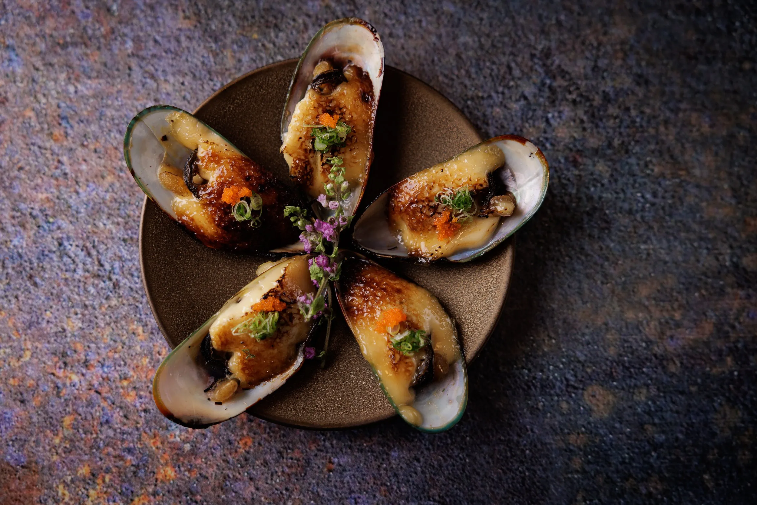Broiled Mussels