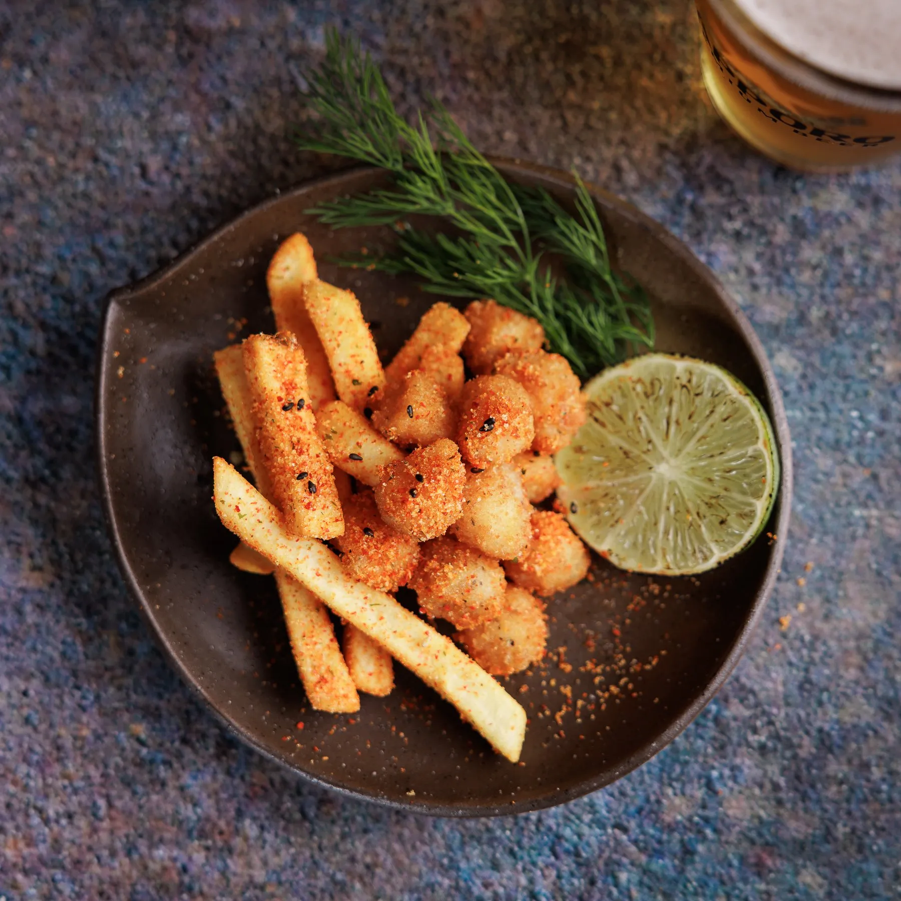 Cajun Scallop Fries