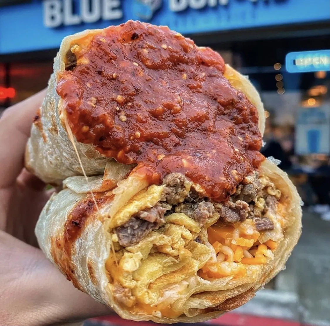 Carne Asada Breakfast Burrito
