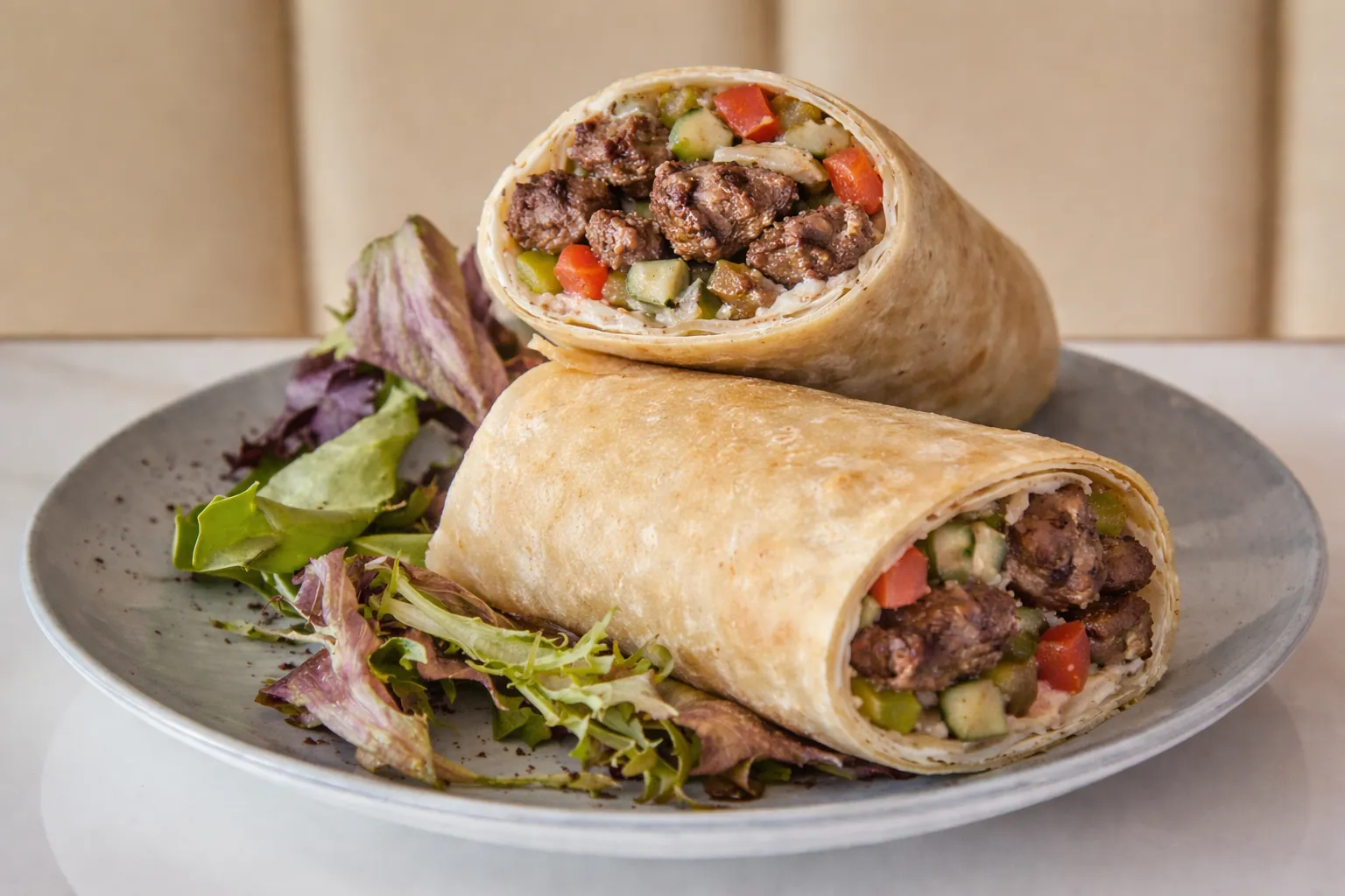 Lamb Kabab Wrap