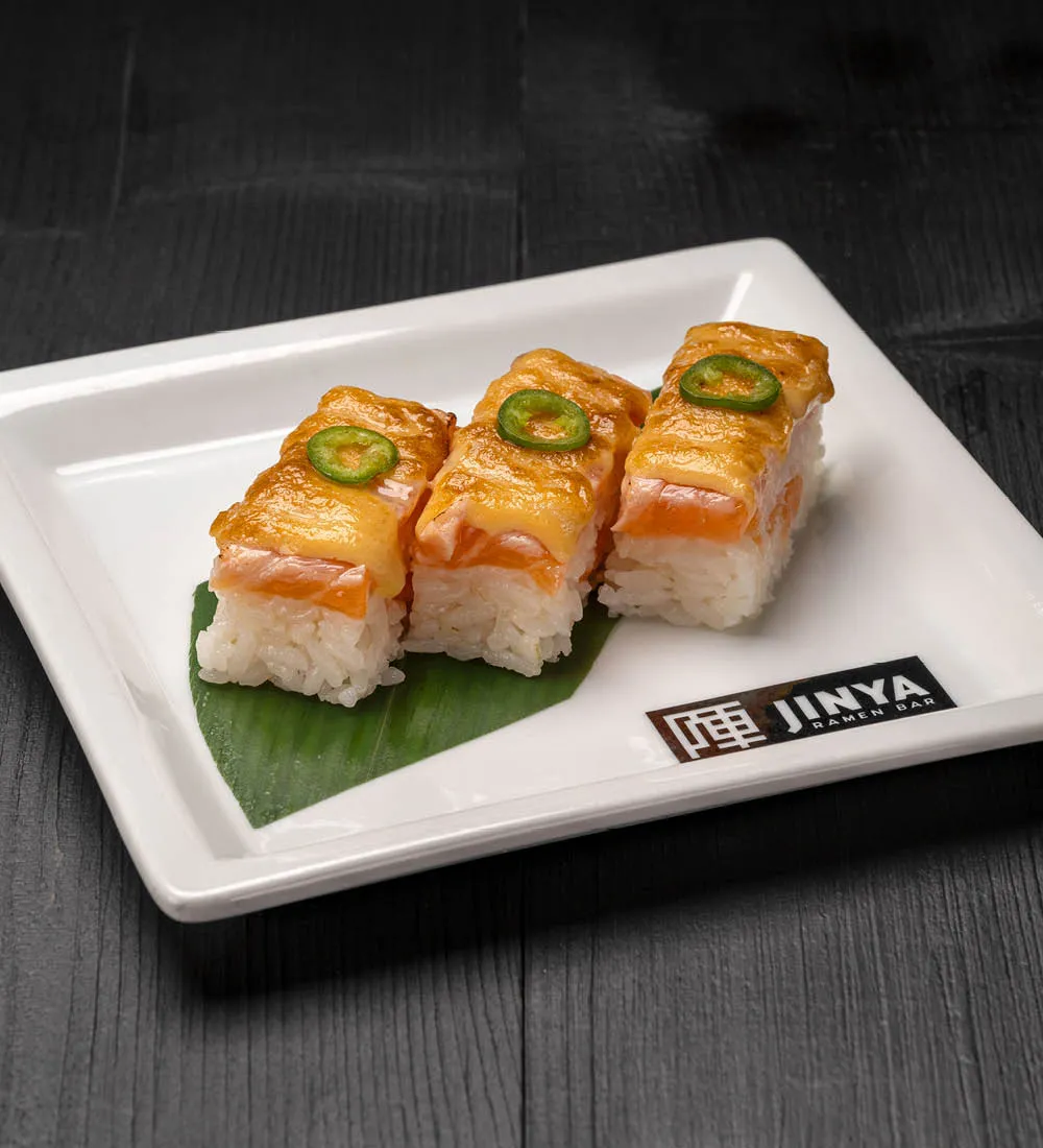 Aburi Oshi-Sushi Salmon