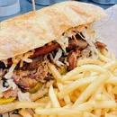 Giant BBQ Sandwich