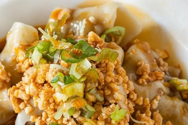 Shrimp Wontons in Chili Oil
