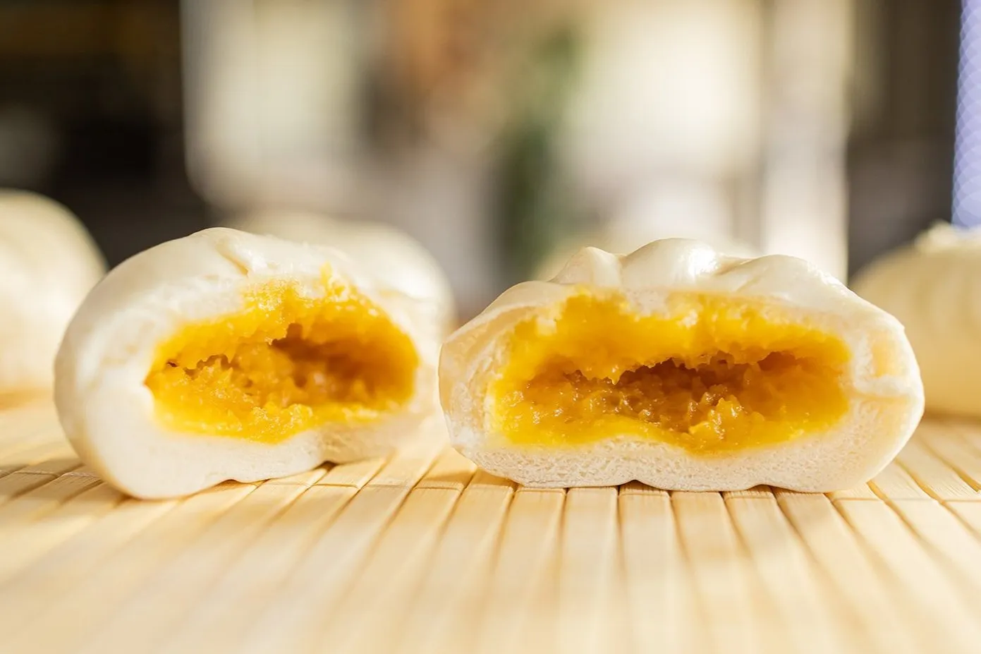 Steamed Custard Buns