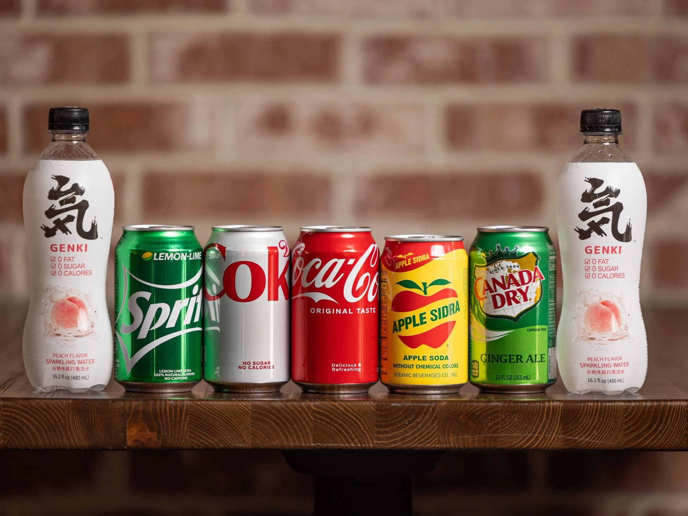 Canned Sodas and Bottled Drinks