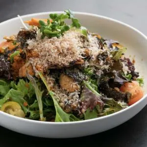 Salmon Skin Salad