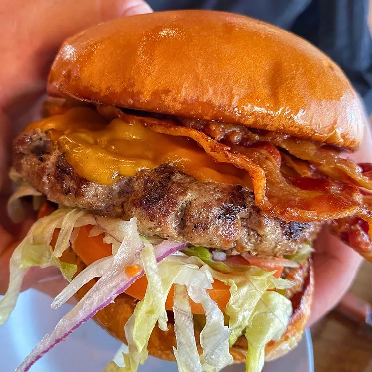 Double Smash Burger & Fries