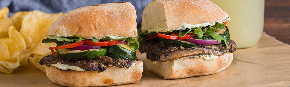 Portobello Mushroom Sandwich