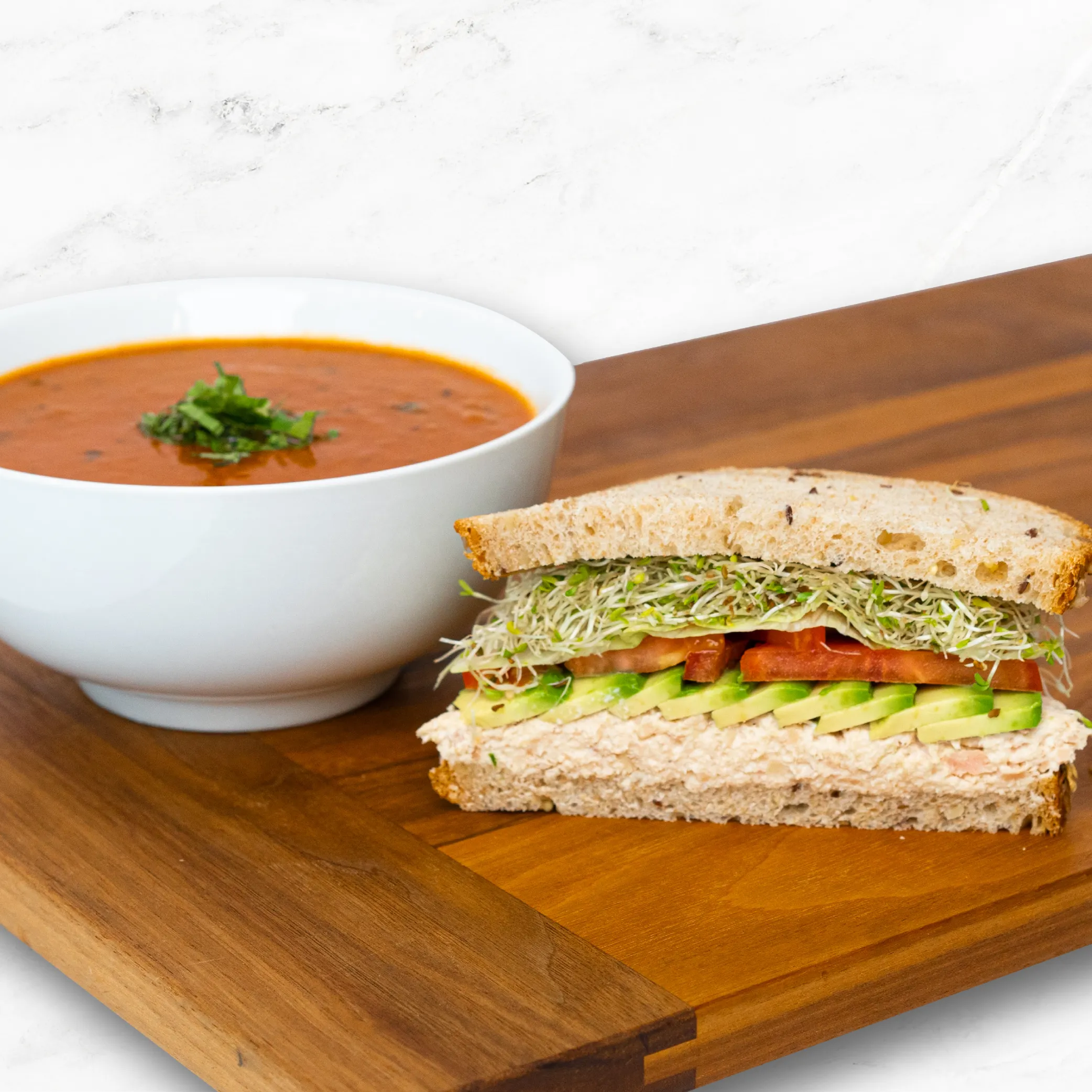 1/2 Sandwich + Soup Combo