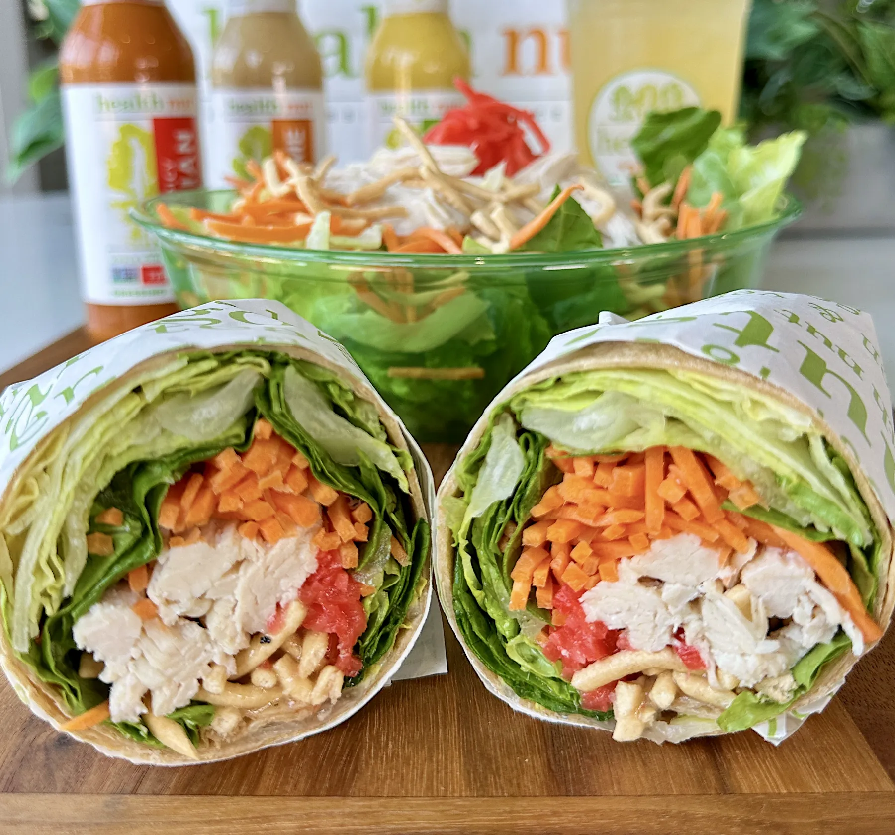 Chinese Chicken Tortilla Wrap