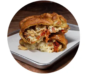 Chicken Bacon Ranch Calzone