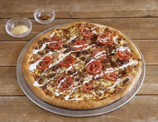Chicken Bacon Ranch Pizza