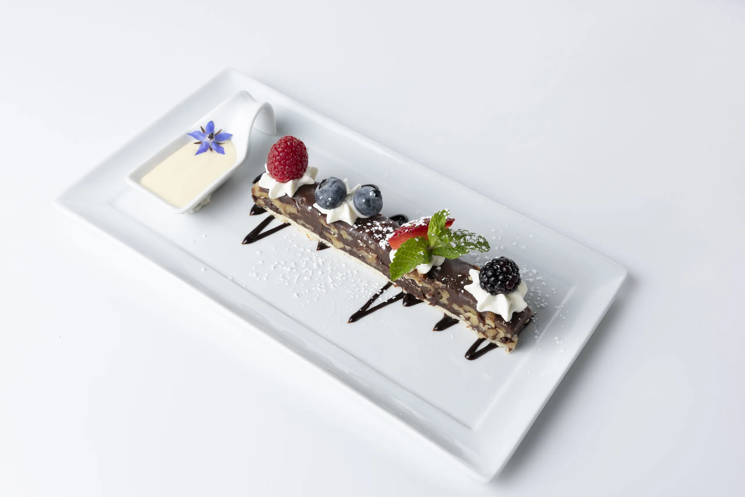 Caramelized Chocolate Walnut Bar