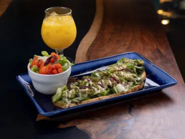 Chicken Pesto Tartine