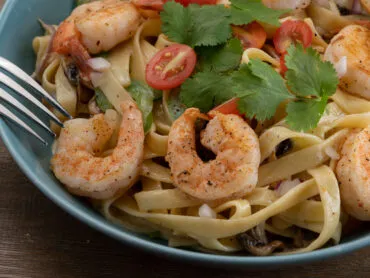 Shrimp Carbonara