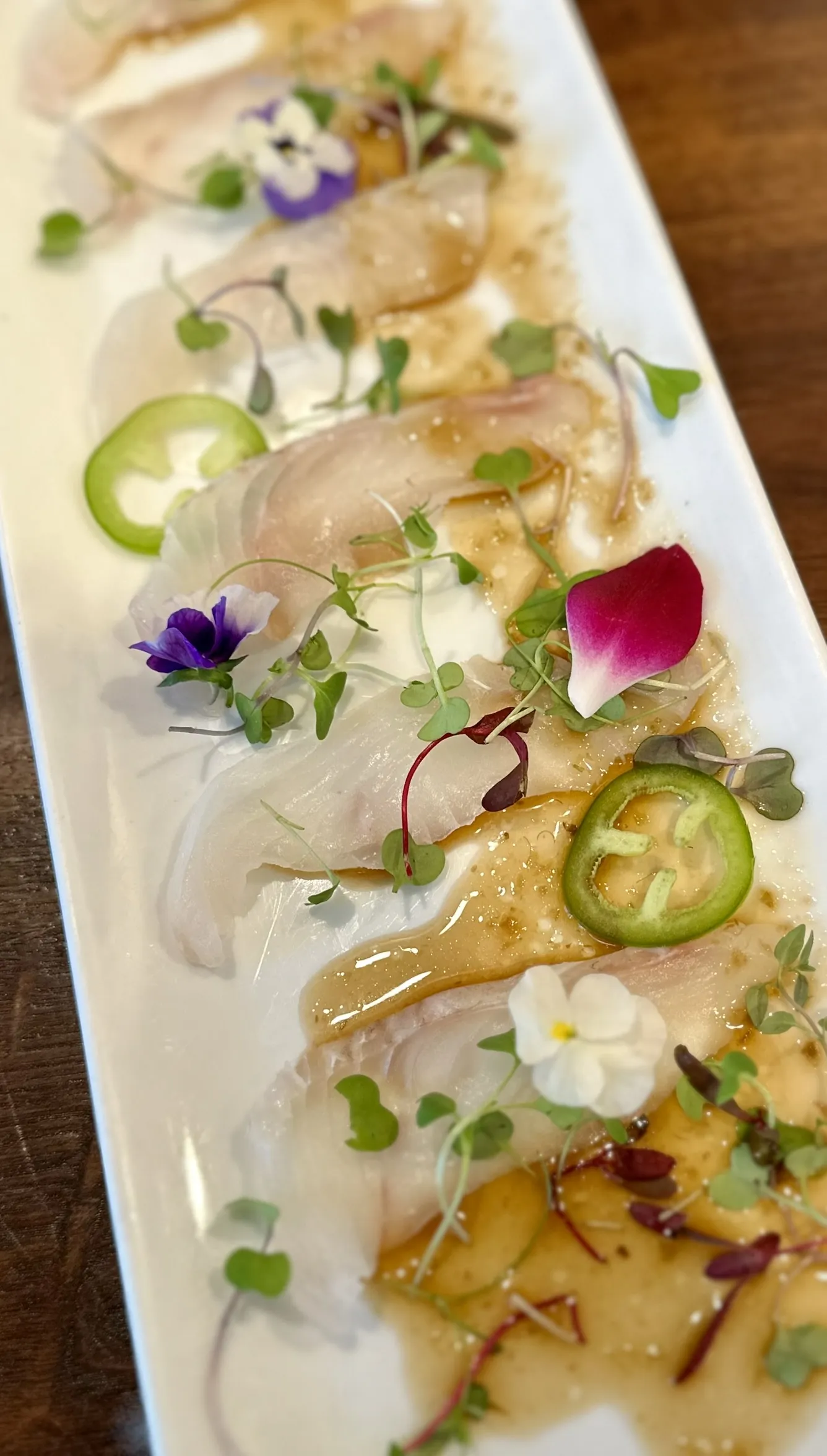 Halibut Carpaccio