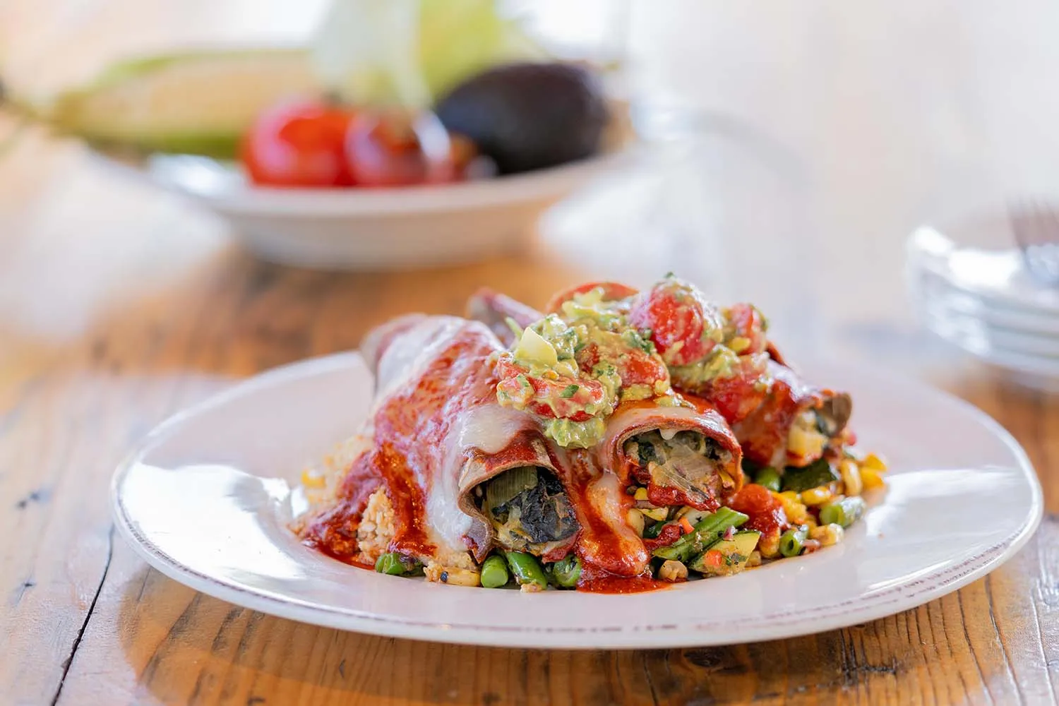 Braised Green Enchiladas