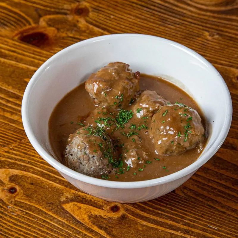 Sirloin and Pork Meatballs