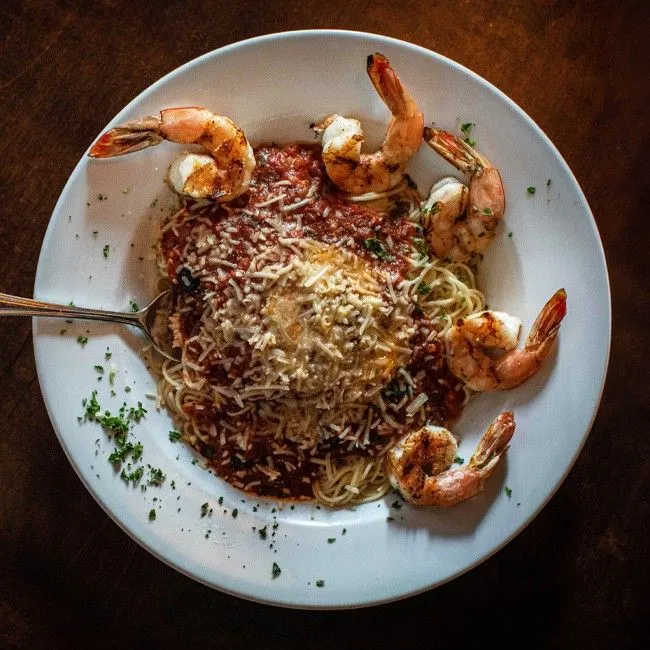 Shrimp Capellini Pasta