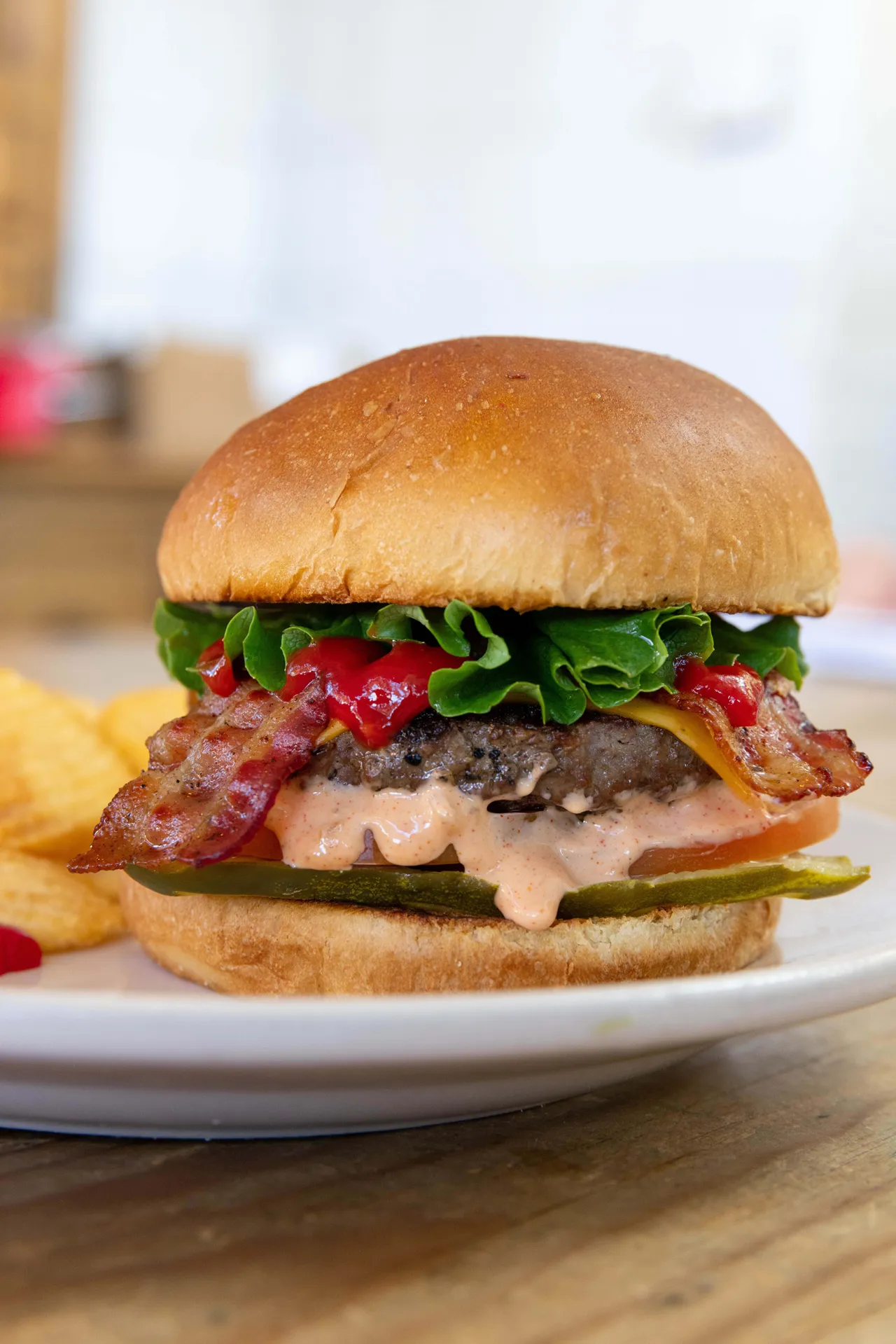 Grilled Sourdough Burger