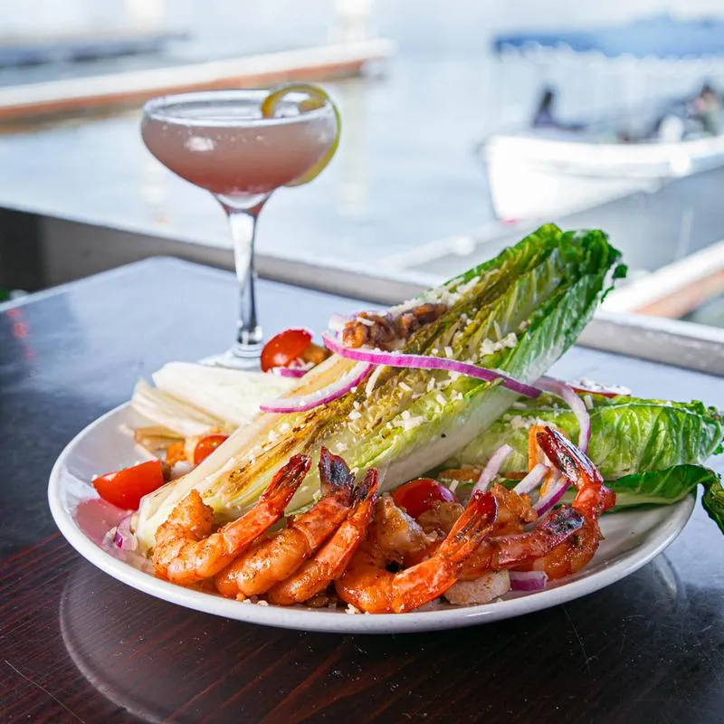 Wedge Salad with Shrimp