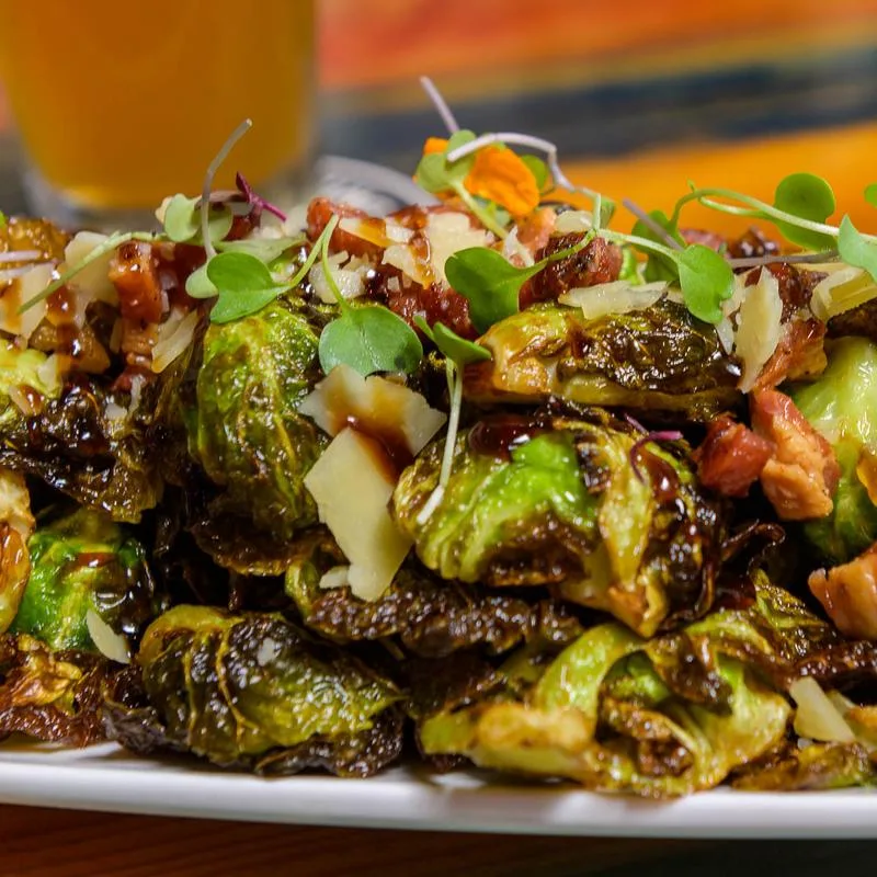 Balsamic Glazed Brussels Sprouts