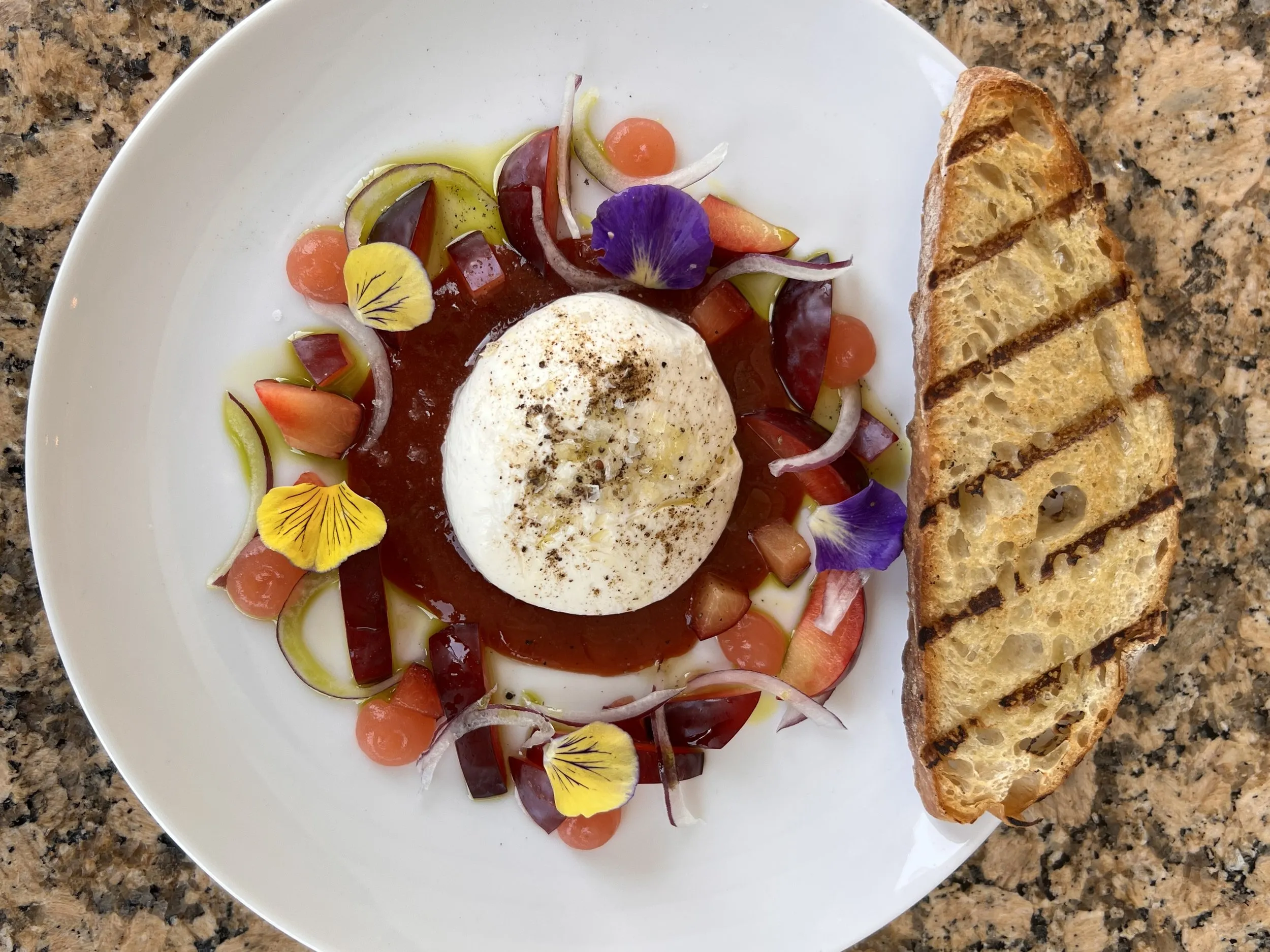 Plum Burrata