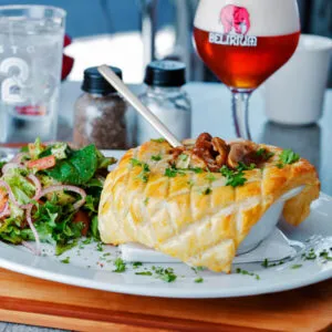 Steak & Guinness Mushroom Pie