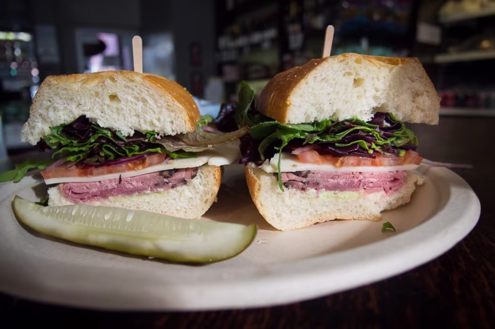 Kobe Style Roast Beef with Pesto Aioli