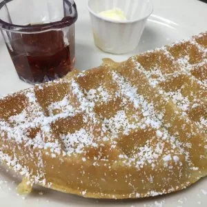 Half Belgian Waffle