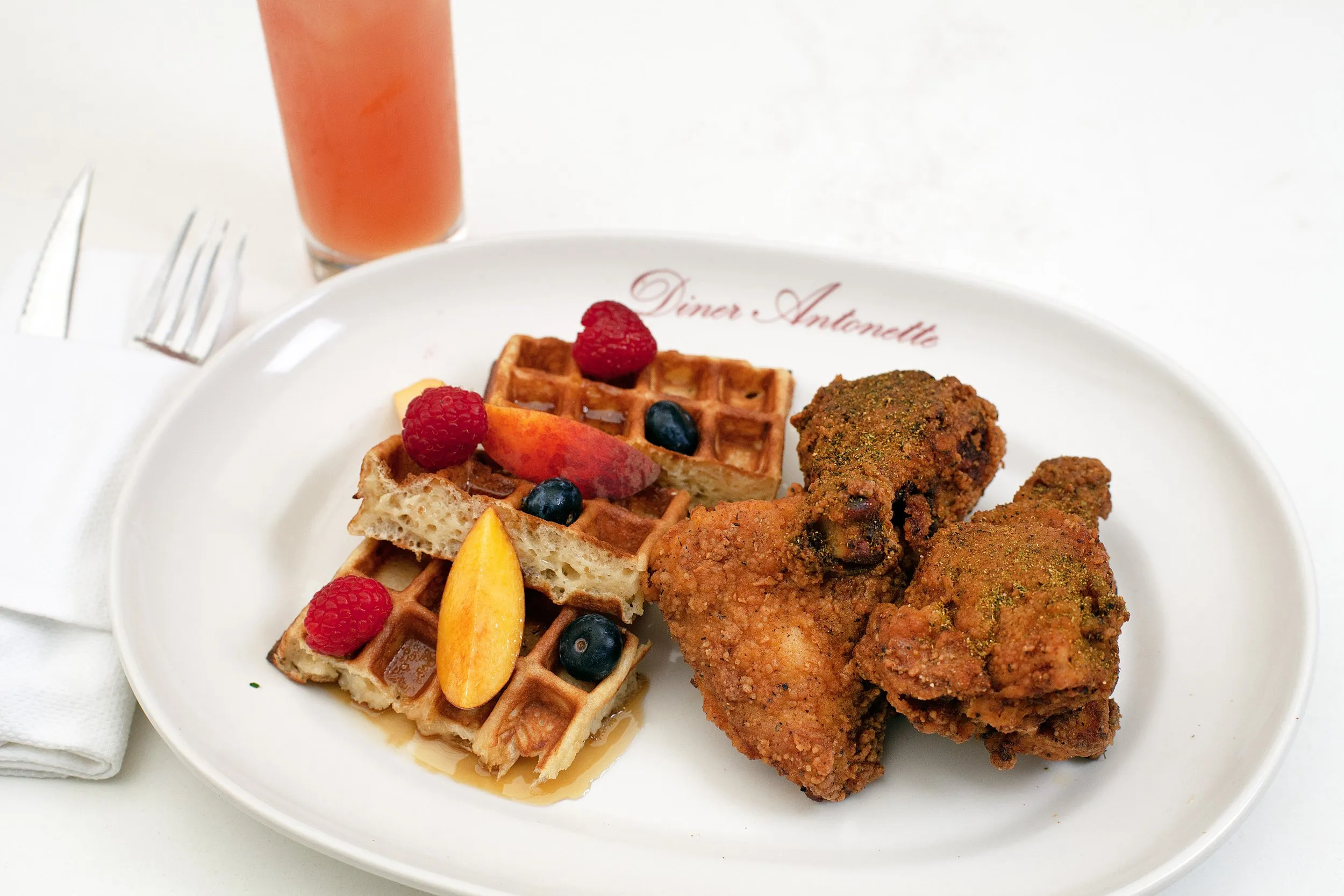 Bombay Chicken & Buttermilk Waffles