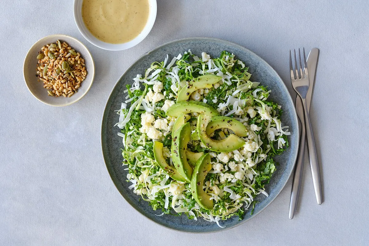 Everyday Kale and Brussels Salad